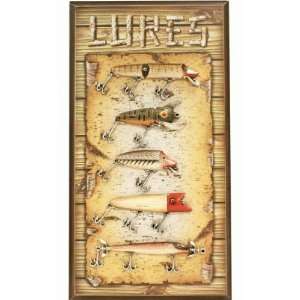   Fishing Lures That Entice The Tall Tales Sign Plaque (Great Fishing