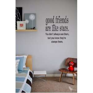  Good friends are like stars. You dont always see them 