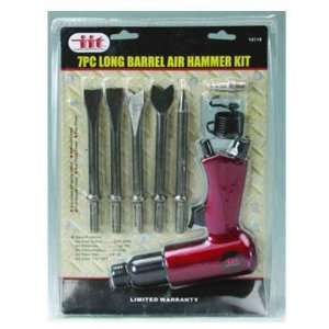   Piece Long Barrel Air Hammer Kit with 5 Chisels