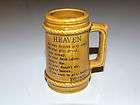   Want To Go To Heaven Drink Ceramic Mini Stein Shot Glass With Handle