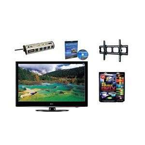  LG 37LH30 TV + Hook up Kit + Power Protection 