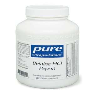 Betaine HCL Pepsin 250 vcaps (Pure Encaps.) Health 