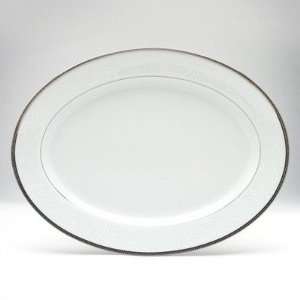  Noritake Regina Platinum 12 Inch Oval Platter Kitchen 