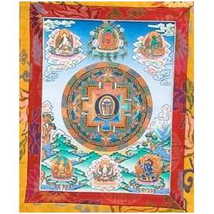  Tibetan Kalachakra Mandala Thangka