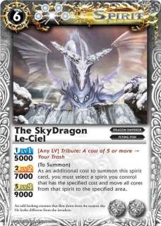 Battle Spirits Foil Rare The SkyDragon Le Ciel #044 X1  