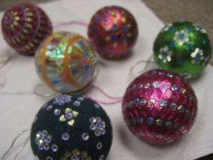   Ball Decoration Ornament Tree xmas bauble crafts SET of 6  NEW  