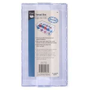  Dritz Clear Plastic Thread Box 19 Peg (3 Pack): Arts 