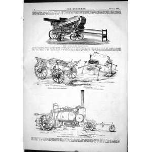  RANSOME SIM THRASHING MACHINE 1879 ENGINEERING R.A.S. SHOW 