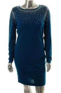 FAMOUS CATALOG Moda Blue Versatile Dress BHFO Embellished XL  
