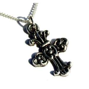  Silver Cross on Chain Necklace Fashion Jewelry Jewelry
