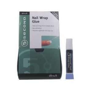  IBD 5 Second Nail Wrap Glue 2g Tube Beauty