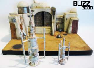 Custom Star Wars Tatooine Mos Eisley Cantina diorama scene legacy set 