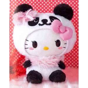  Panda Hello Kitty 2L Fur Neck Style BIG Plush (11.5) Type 
