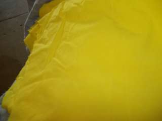 YELLOW COTTON SHEETING BEDSHEETS CURTAINS TABLE COVERS  