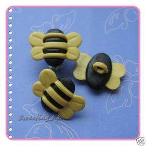 15 Big Bee Craft Doll Kid Sew Buttons Dress it up K406  