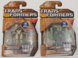 LOT 2 x Transformers LONG HAUL + DUSTSTORM ~ MIP Hunt for the 