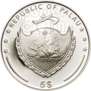 BATTLE OF BUSSACO Anniversary Silver Coin 5$ Palau 2010  