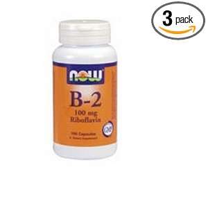  NOW Foods Vitamin B 2 (riboflavin), 100 Capsules / 100mg 