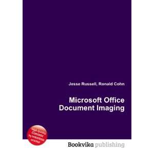  Microsoft Office Document Imaging Ronald Cohn Jesse 