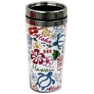   Stainless Steel Thermal Tumbler Words of Hawaii: Kitchen & Dining