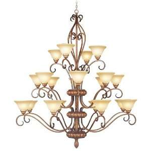  Livex 8289 57 Bistro 20 Light Chandeliers in Venetian 