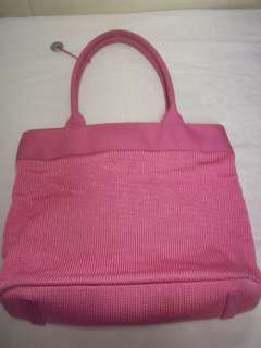 The Sak Purse Knitted Bright Pink w/Snap Closure  