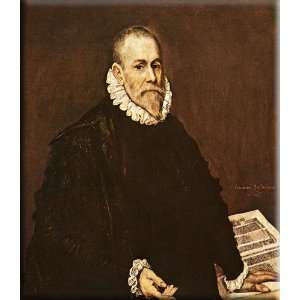  Portrait of a Doctor 14x16 Streched Canvas Art by El Greco 