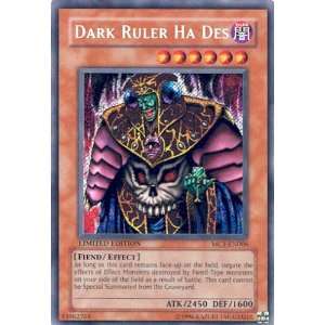   Gi Oh Dark Ruler Ha Des Limited Edition Foil Card [Toy]: Toys & Games