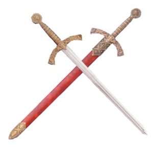  Sword Letter Openers   Knights Templar with Scabbard 