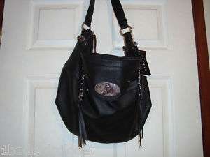 SISLEY ITALY BY BENETTON BLACK FAUX LEATHER BAG NWT!!!!  