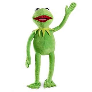  Authentic Original The Muppets Kermit Frog 2011 Toy Plush 