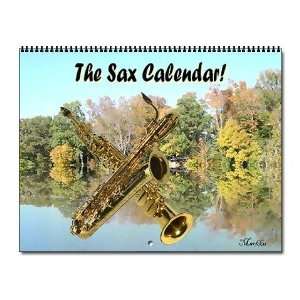  The Sax Music Wall Calendar by 
