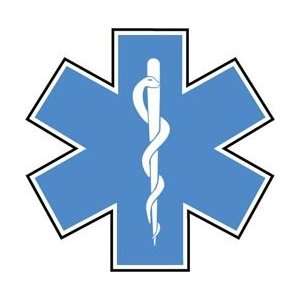  Standard Star of Life Decal With Black Border   12 h   View 
