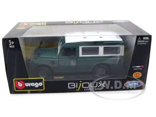 OLD LAND ROVER GREEN 1:24 DIECAST MODEL CAR  