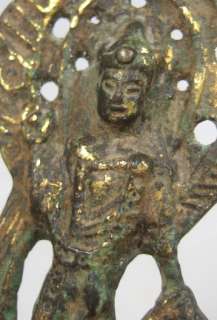   copper Buddhist statue KANNON goddess of mercy small size.  