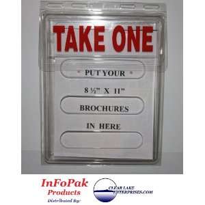  InfoPak Outdoor Brochure Holders   Package of 3: Office 