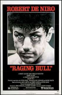 Raging Bull 1980 Original U.S. One Sheet Movie Poster  
