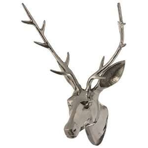   Aluminum Deer Stag Head   Wall Mount Trophy Gift: Home & Kitchen