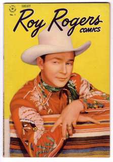 ROY ROGERS COMICS # 1 Dell TV Western Comic Book 1948  