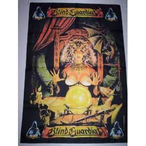  BLIND GUARDIAN 5x3 Feet Cloth Textile Fabric Poster: Home 