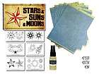   Flash Stars Suns Moons Book Transfer Paper Stencil Magic Bundle