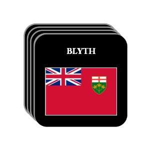  Ontario   BLYTH Set of 4 Mini Mousepad Coasters 