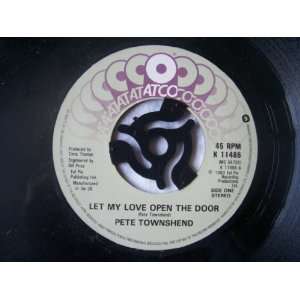   TOWNSHEND Let My Love Open the Door UK 7 45 Pete Townshend Music