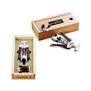  Laguiole Gallery   Stainless steel two piece wine set with 