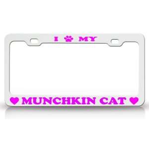 I PAW MY MUNCHKIN Cat Pet Animal High Quality STEEL /METAL 