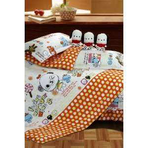  Little Bear Fitted Sheet Twin Size: Home & Kitchen
