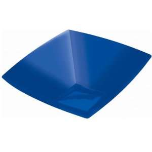   Bright Royal Blue 128 oz. Premium Plastic Square Bowl 