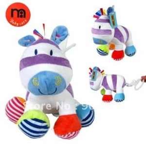   musical soft toy baby stuffed rattle infant toddler ring bell: Toys