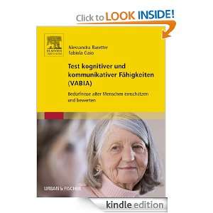 Test kognitiver und kommunikativer Fähigkeiten (VABIA) eBook (German 