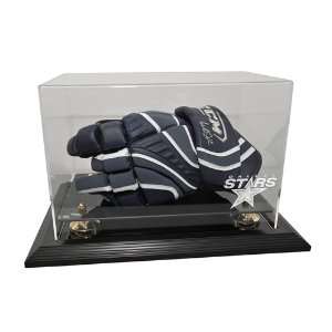  Dallas Stars Hockey Glove Display Case with Black Finish 